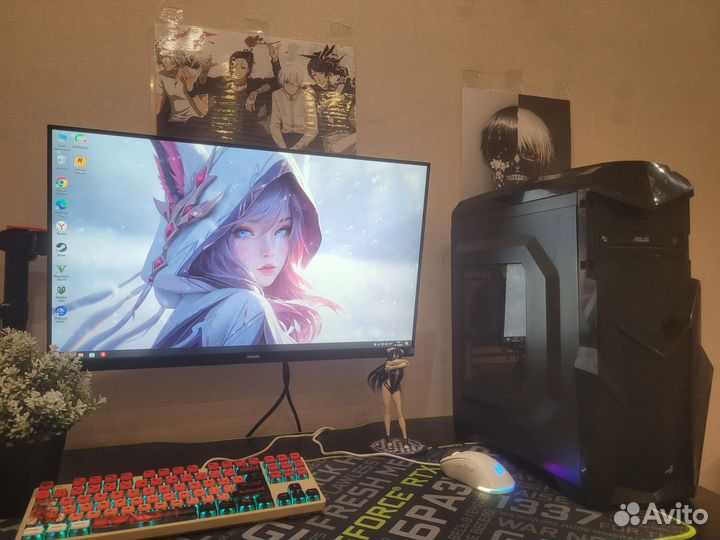 Игровой пк i7 RX580