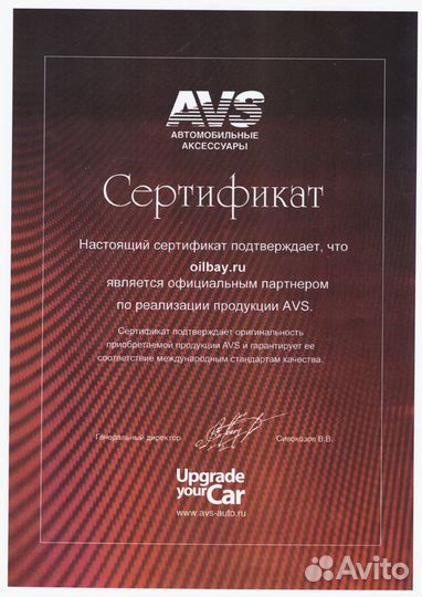 Органайзер на спинку сиденья AVS