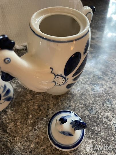 Чайник СССР гжель