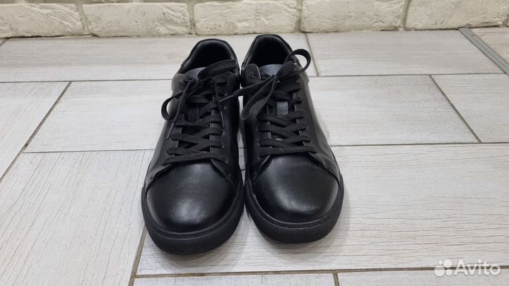 Мужские кожаные кеды