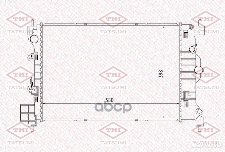 Радиатор системы охлаждения TGA1015 tatsumi