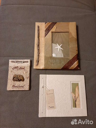 Альбомы для фото и блокноты крафтовые