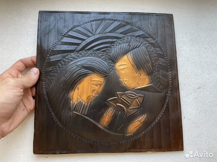 Чеканное панно 