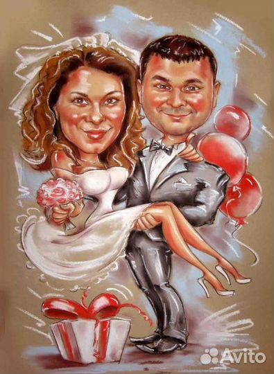 Шарж на заказ по фото