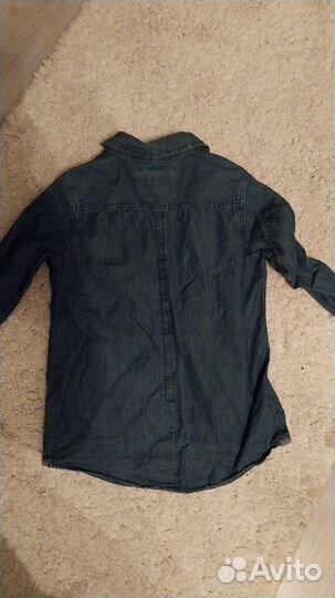 Рубашка джинсовая reserved 134 см