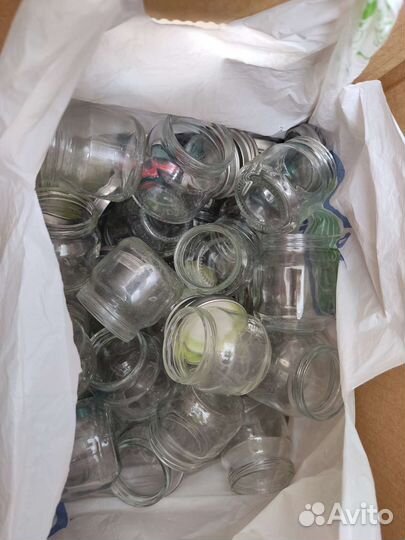 Банка стеклянная из под детского питания