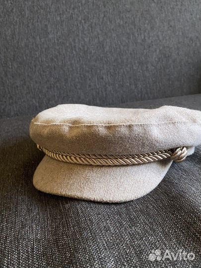 Кепка кепи женская бежевая