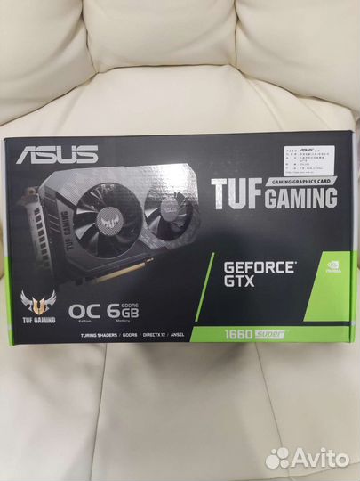 Видеокарта Asus Gtx 1660 Super 6Gb