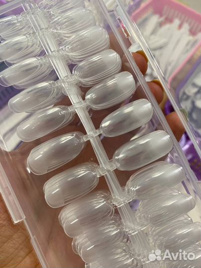 Гелевые типсы для наращивания ногтей