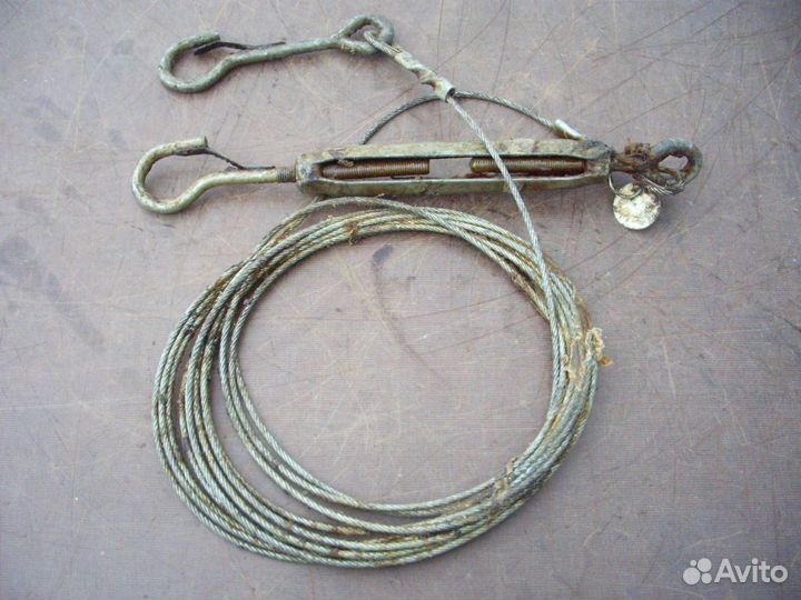 Радиостанция Р-140. Оттяжка мачты 1-ого яруса