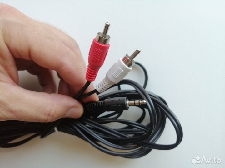 Кабель jack 3.5 2 rca. 5 метров