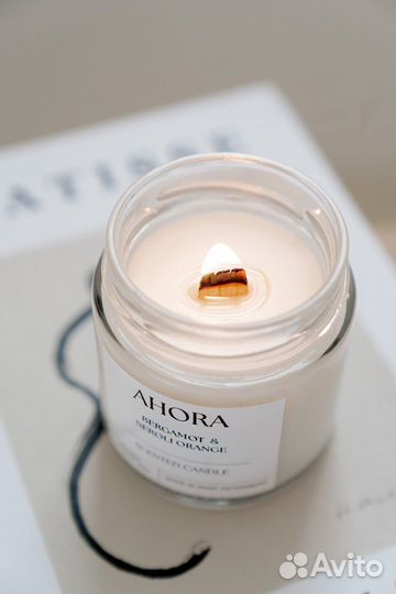 Ароматическая свеча ручной работы