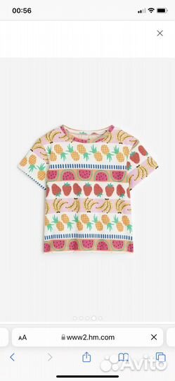 Футболки на девочку H&M