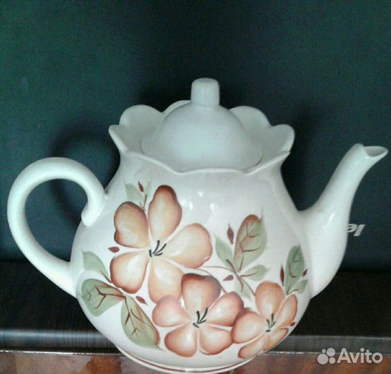 Большой доливной чайник и заварочный, СССР