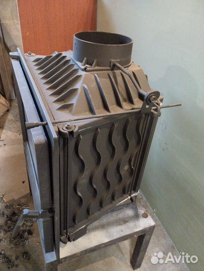 Чугунная печь камин бу