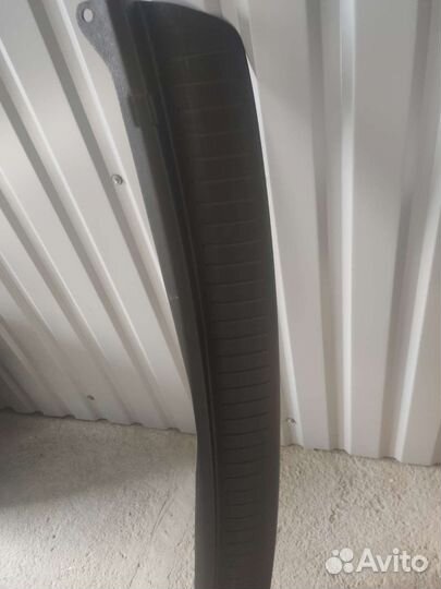 Накладка на задний бампер приора 2 седан