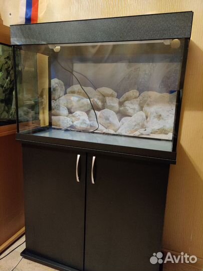 Черный акавариум 150л