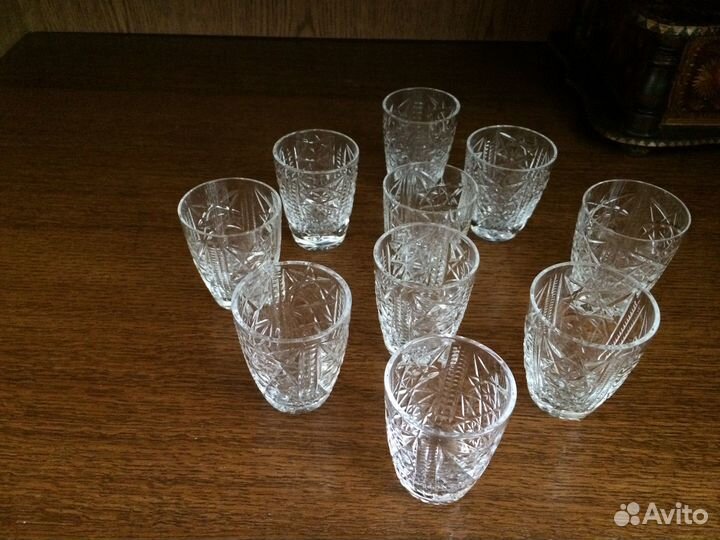 Стопки хрустальные СССР