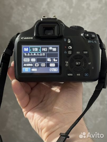 Зеркальный фотоаппарат canon eos 1100d