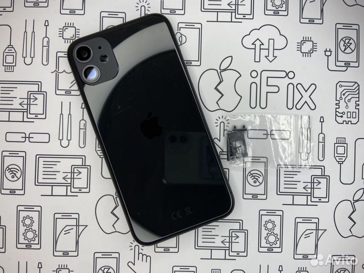 Корпус для iPhone 11 (чёрный) orig Завод (CE)