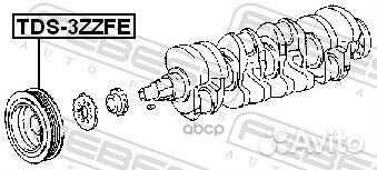 Шкив коленвала 3zzfe/4zzfe TDS-3zzfe TDS3zzfe