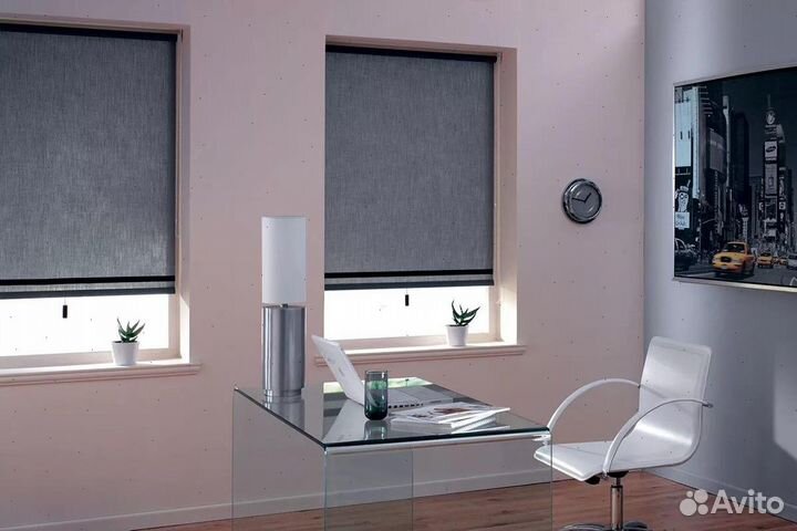 Рулонные шторы с замером и монтажом