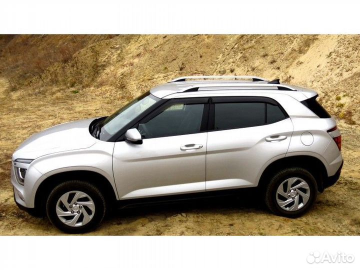 Рейлинги Hyundai Creta 2021-silver / Can Otomotiv