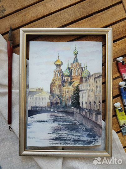 Санкт-Петербург в акварели, картины