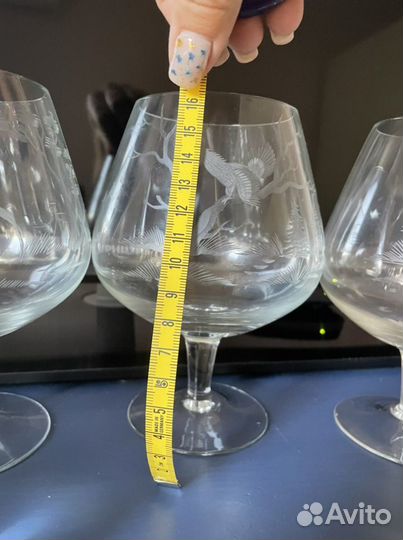 Хрустальные фужеры «Охотничья серия»