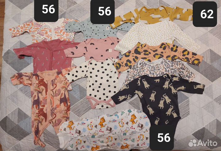 Продам вещи пакетом для девочки 56 62 некст