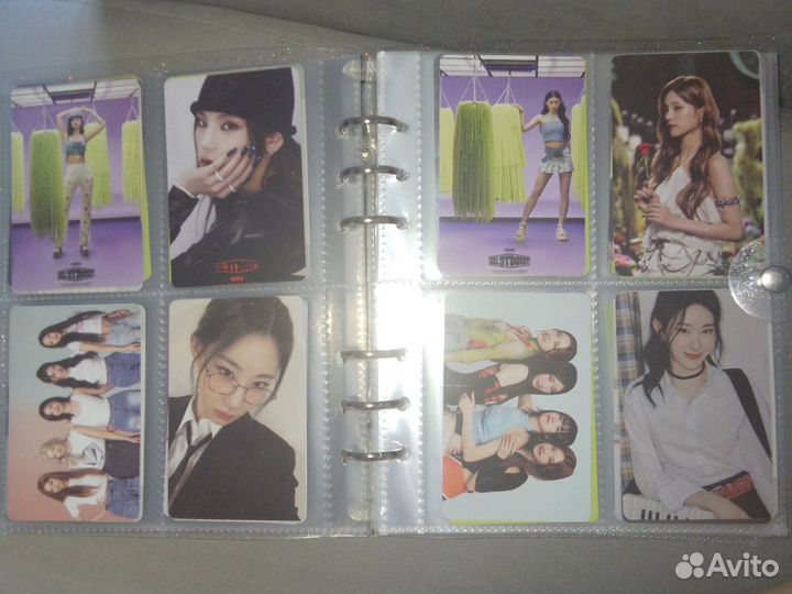 Биндер с картами (kpop-итзи,Джи айдл)