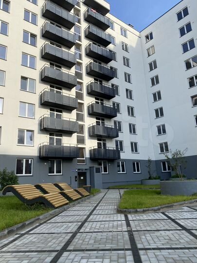 1-к. квартира, 54,3 м², 6/9 эт.