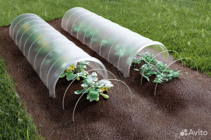 Парник из спандбонда под овощи в сад 6м доставка