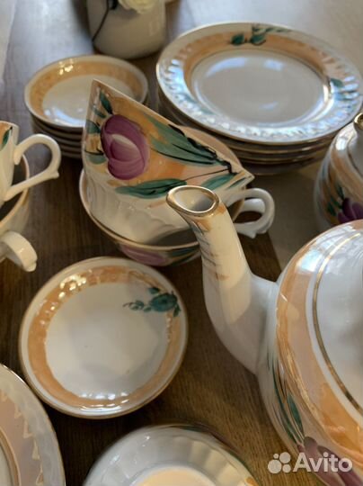 Сервиз чайный СССР Дулево