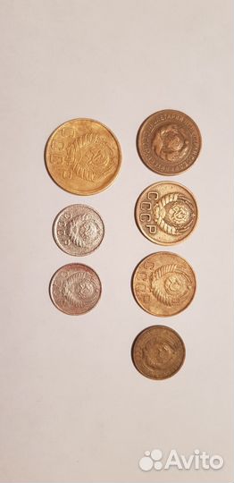 Лот монет раннего СССР (ранние Советы)