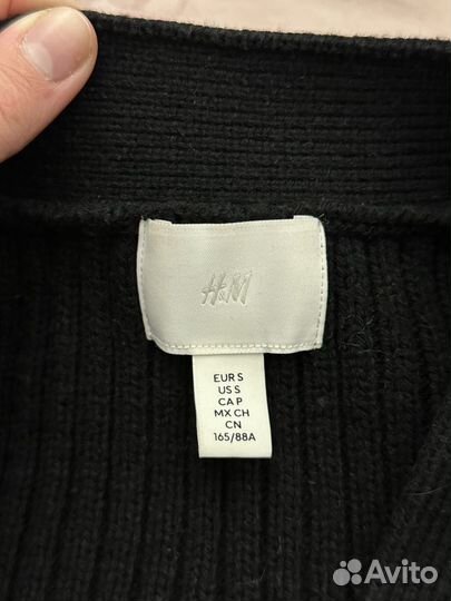 Кардиган H&M женский чёрный