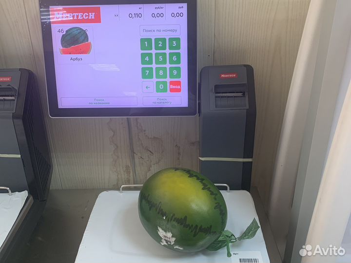 Весы самообслуживания с распознаванием товара
