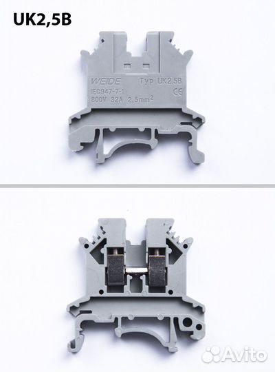 Проходные клеммы UK2,5B ST2,5 PT2,5 SAK/JXB-4EN