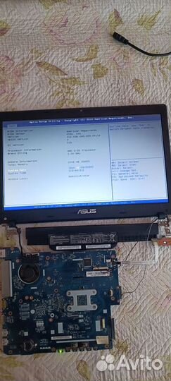 Ноутбук asus x53u разбор