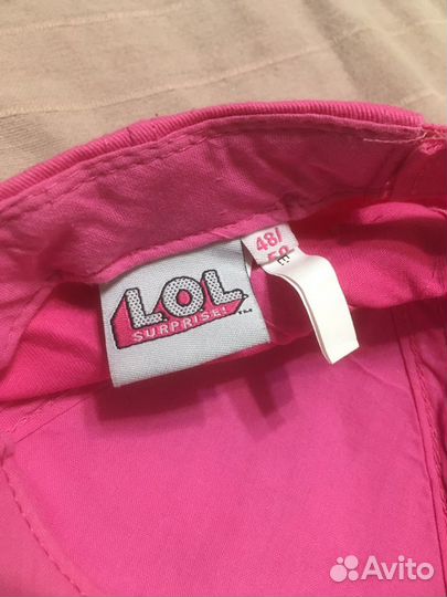 Бейсболка для девочки L.O.L surprise 48-50 размер