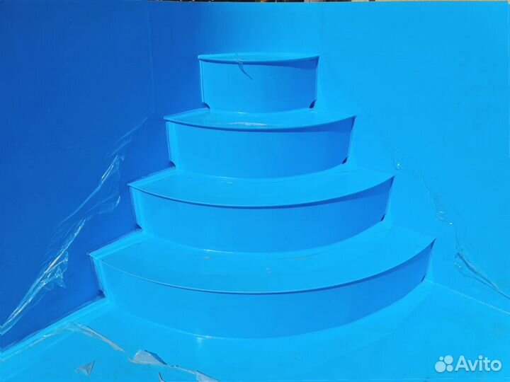 Купель квадратная с установкой 1700х1500х1500мм