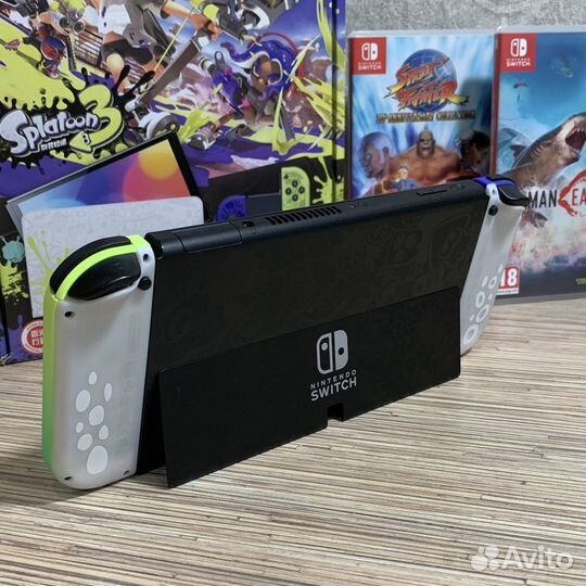 Nintendo Switch Oled Полный Комплект