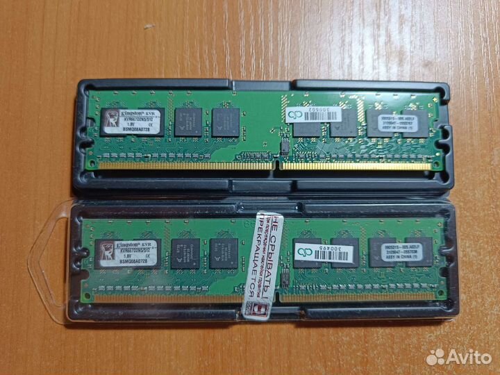 Оперативная память DDR2 512 Мб Kingston