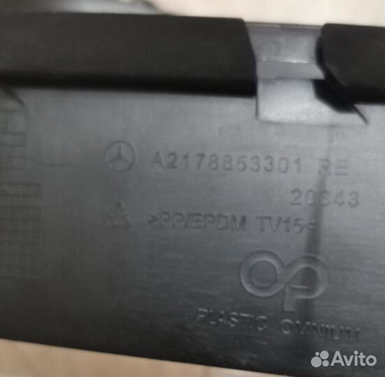 Mercedes w217 решетка бампера воздуховод левый