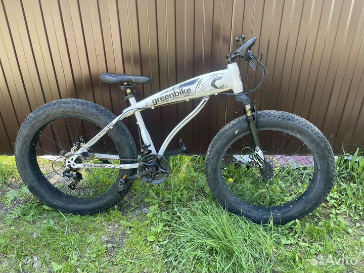 Велосипед фетбайк green bike 26 дюймов
