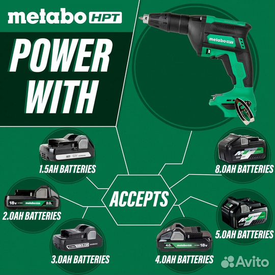 Metabo шуруповерт модель W18DAQ4