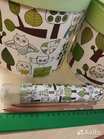 Коробки+2пенала школьн.IKEA