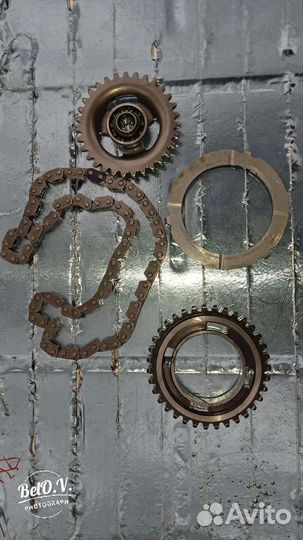 Цепь насоса с шестернями вариатор Ниссан 1XT2D