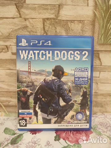 Диск Watch Dogs 2 для ps4