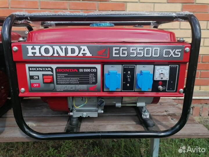 Генератор бензиновый honda eg 5500cxs